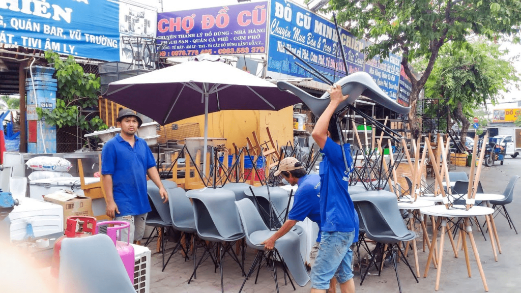 bàn ghế cũ Hải Phòng