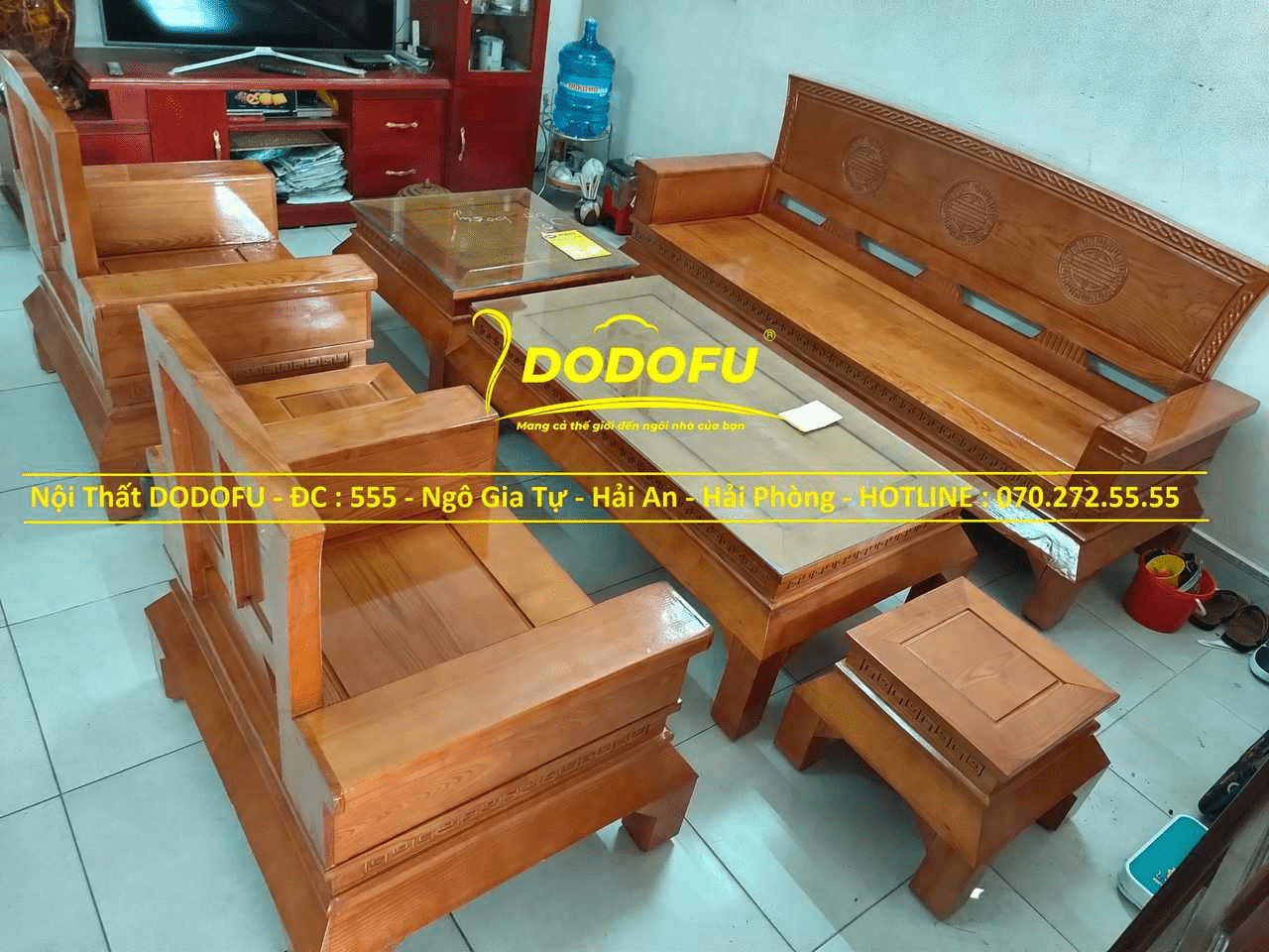 bàn ghế gỗ Hải Phòng