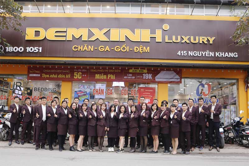 cửa hàng chăn ga tại Hà Nội Đệm Xinh